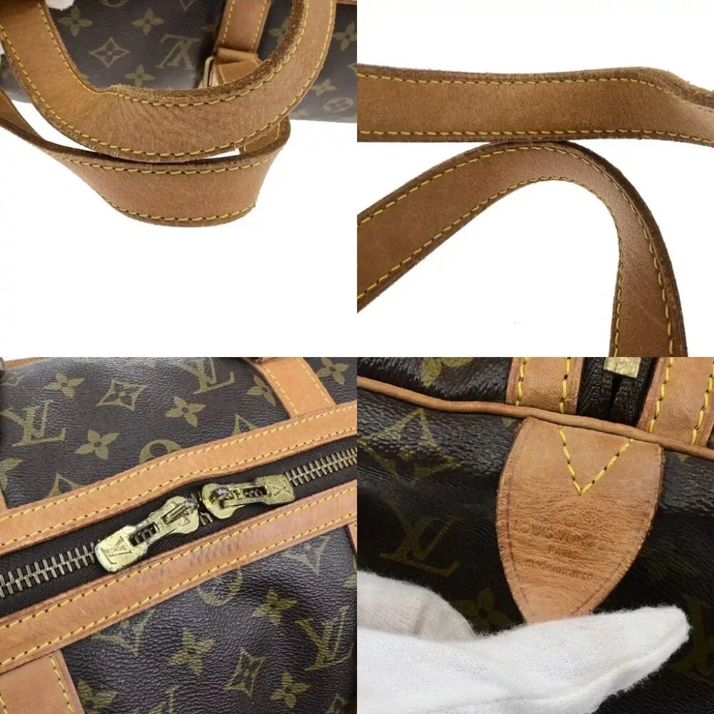 LOUIS VUITTON Sac Souple 45 Travel Hand Bag Monogram Leather BN
